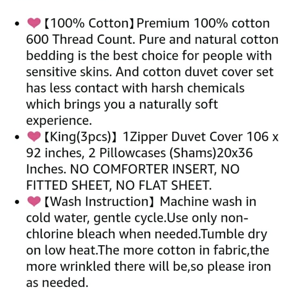 ⭐🆕Boho White luxurious tassle duvet cover set - Picture 6 of 8